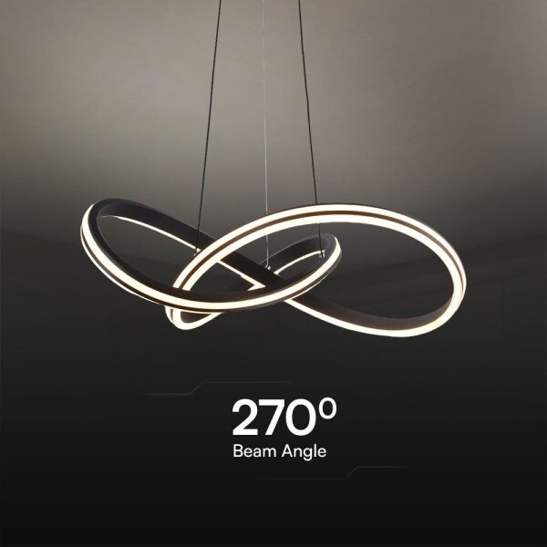 LED Lustr na lanku LED/40W/230V