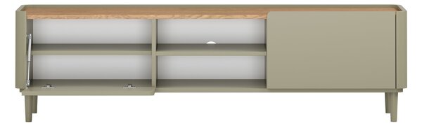 TV stolek Elivo 170 cm na nožkách - eukalyptus / dub baltic dune