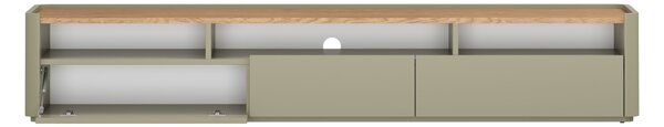 TV stolek Elivo 200 cm - eukalyptus / dub baltic dune