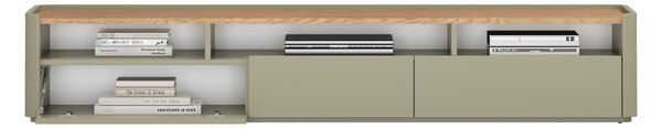 TV stolek Elivo 200 cm - eukalyptus / dub baltic dune