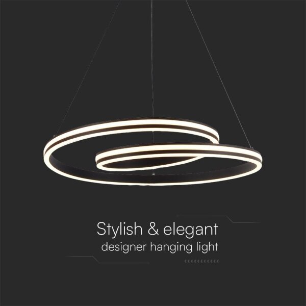 LED Lustr na lanku LED/40W/230V