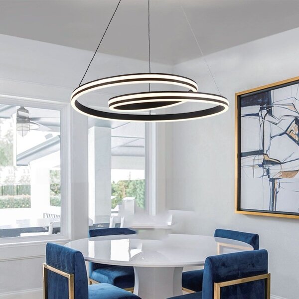 LED Lustr na lanku LED/40W/230V