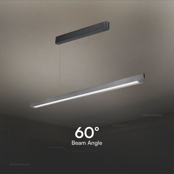 LED Lustr na lanku LED/36W/230V 3000/4000/6400K antracit