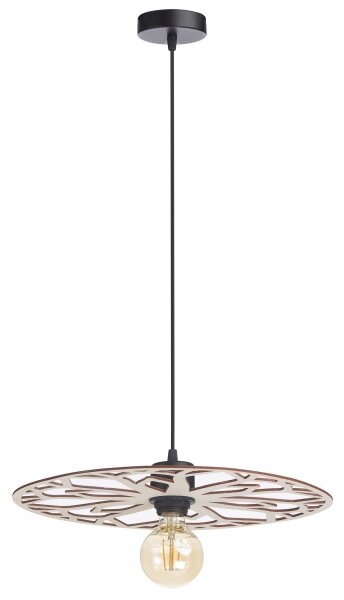 Lustr na lanku FALCO 1xE27/60W/230V pr. 40 cm béžová