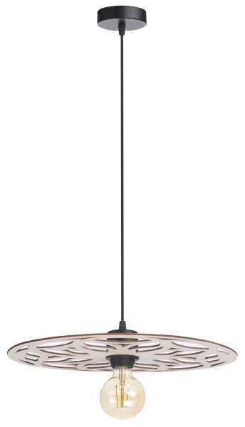 Lustr na lanku FALCO 1xE27/60W/230V pr. 40 cm béžová
