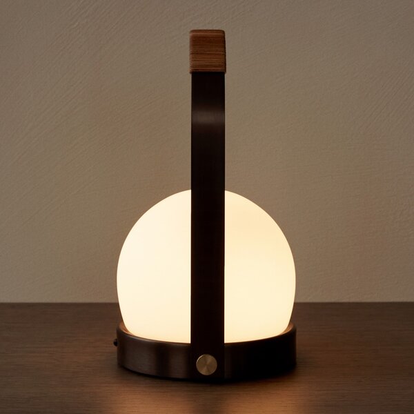 AUDO COPENHAGEN Přenosná lampa Carrie Portable, Bronzed Brass