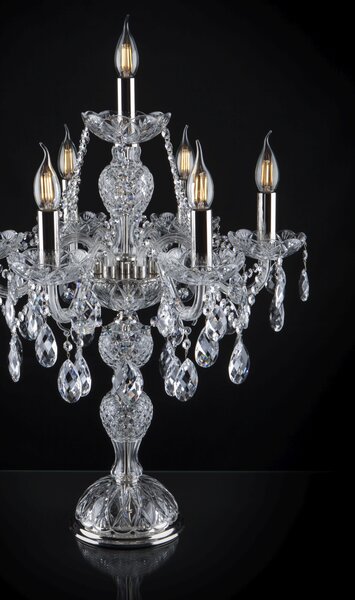 Lampa stolní ES1026+101PB, Varianta Stříbrná