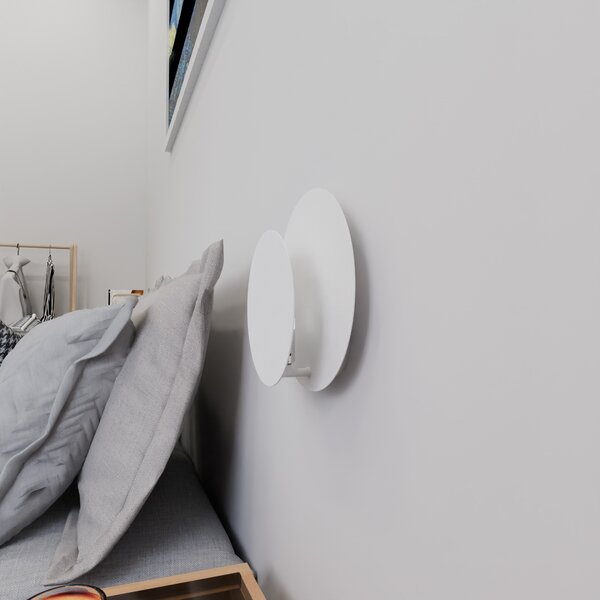 Emibig Circle nástěnné svítidlo 1x8 W bílá 972/1