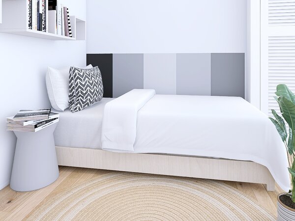 FUGU Black pearl - ochranná tapeta za postel Varianta tapety: Delší strana postele 200x65 cm
