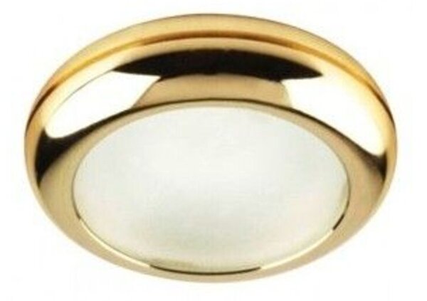 Stropní zápustné bodové svítidlo AZzardo Biagio gold AZ1493 GU10 1x50W IP44 8,5cm zlaté