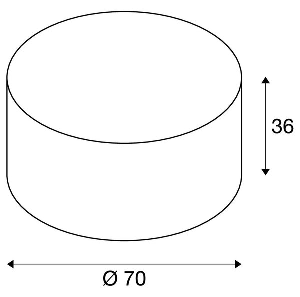 LA 1000579 FENDA stínidlo světla bílé Ø70cm - BIG WHITE (SLV)