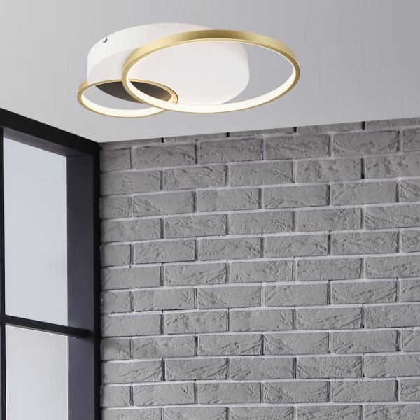 Stmívatelné stropní svítidlo BENITO LED/31W/230V 3000-6500K bílá/zlatá