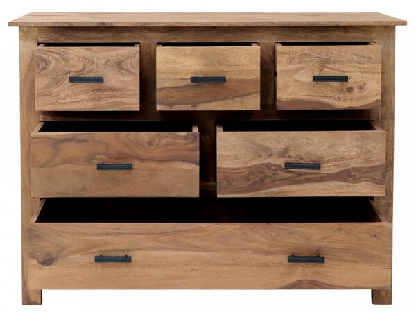 Komoda 120x90x45 Rami z indického masivu palisandr