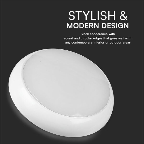 LED Venkovní stropní svítidlo LED/20W/230V IP65 3000/4000/6500K