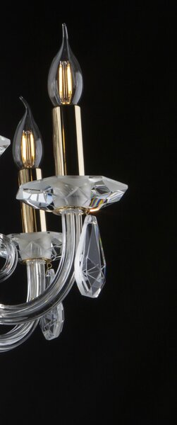 Lustr designový EL209809, Varianta Zlatý