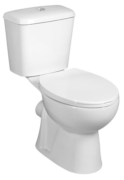 Aqualine Aqualine, JOSE WC kombi, dvoutlačítko 3/6l, zadní odpad, bílá, PS8812