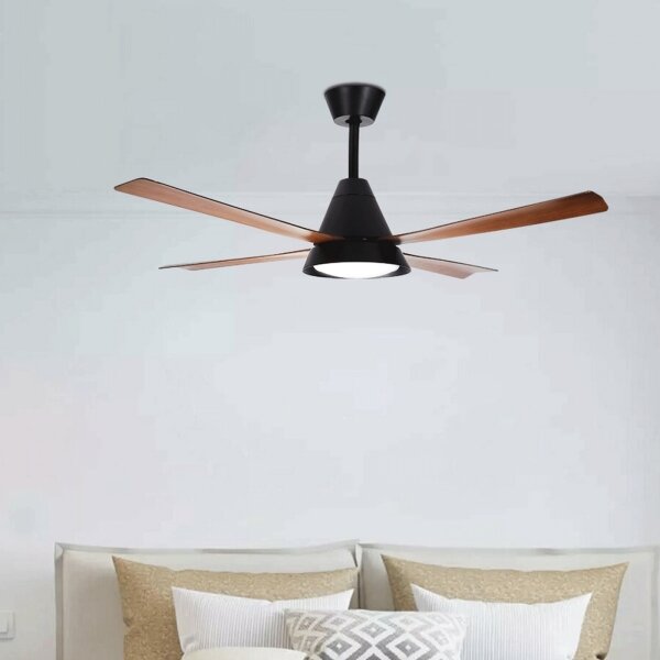 Aigostar - LED Stmívatelný stropní ventilátor LED/24W/230V 2700-6500K 132cm + DO