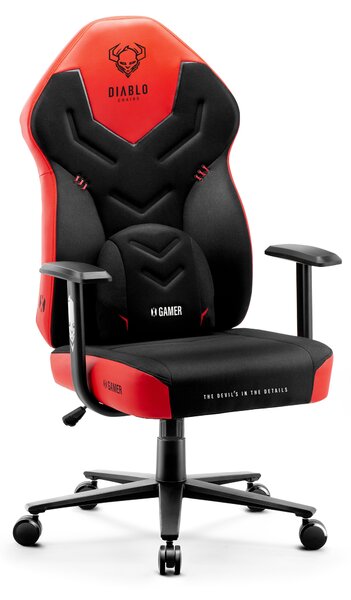 Herní židle Diablo X-Gamer 2.0 Normal Size: černo-červená Diablochairs