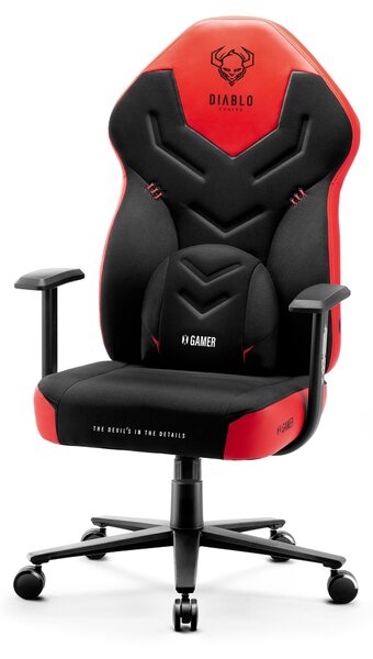 Herní židle Diablo X-Gamer 2.0 Normal Size: černo-červená Diablochairs