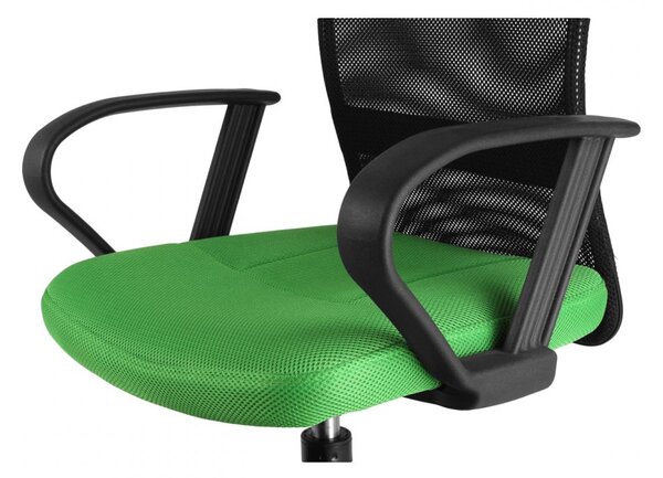 Dětská židle Neoseat MONKEY s podnoží — látka, černá / zelená