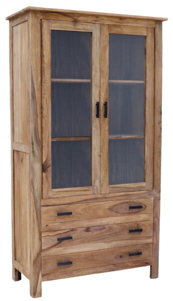 Vitrína 100x180x45 Rami z indického masivu palisandr