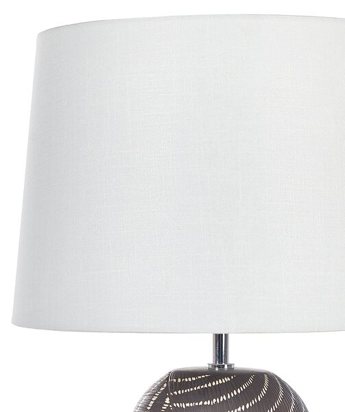 Stolní lampa GUAPORE Keramika Černá