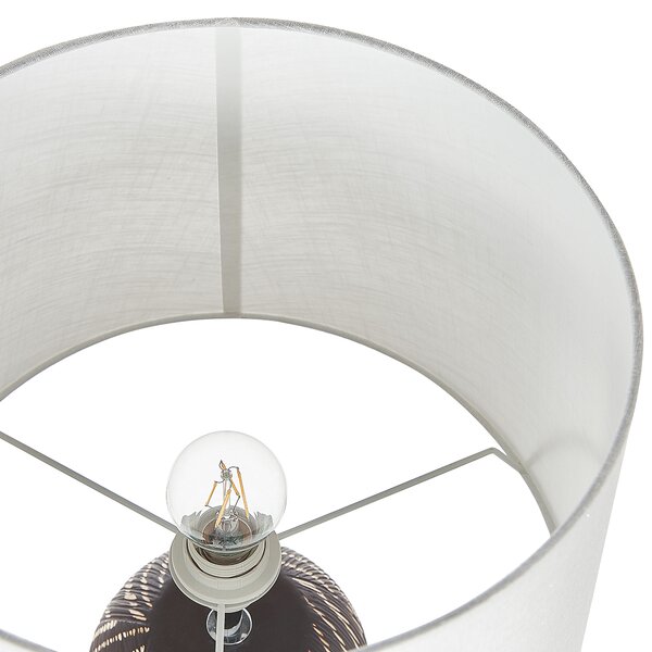 Stolní lampa GUAPORE Keramika Černá