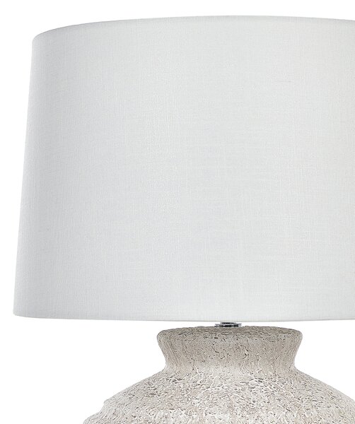 Stolní lampa CAINE Keramika Světle béžová