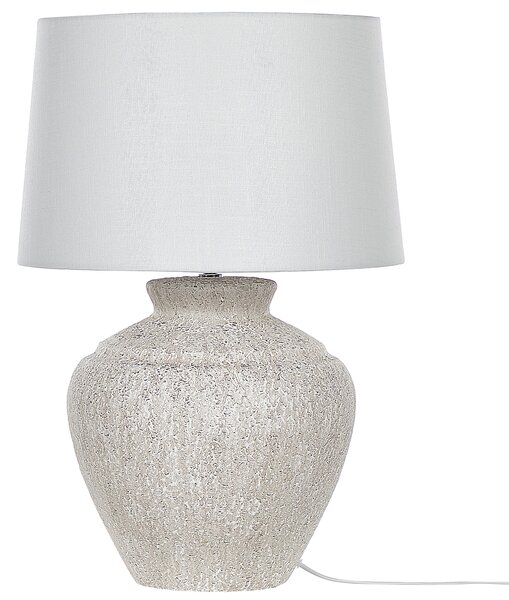 Stolní lampa CAINE Keramika Světle béžová