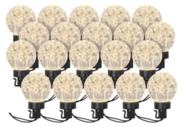 LED Venkovní dekorační řetěz 20xLED/12,6m IP44 teplá bílá