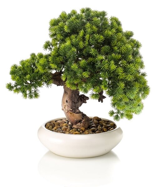 Umělý Bonsai Modřín v misce, 37cm