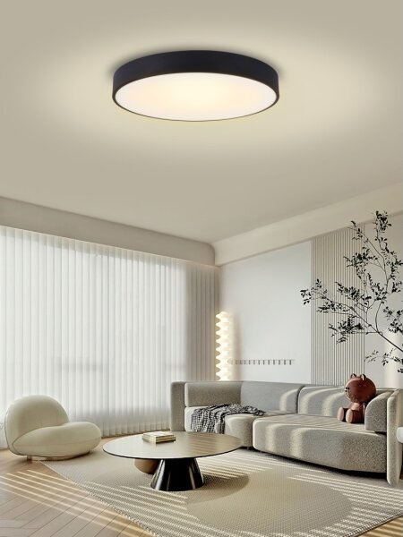 Immax NEO 07203L-LED Stmívatelné stropní svítidlo RONDATE 65W/230V Tuya černá+DO