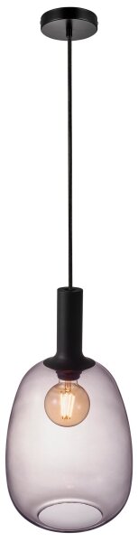 Nordlux - Lustr na lanku ALTON 1xE27/60W/230V černá