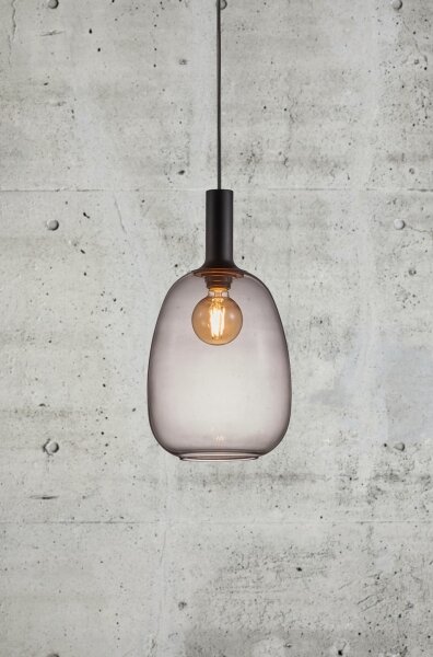 Nordlux - Lustr na lanku ALTON 1xE27/60W/230V černá