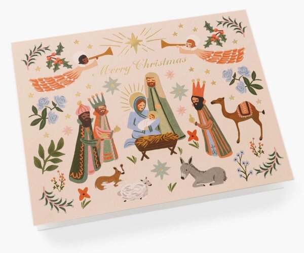 Vánoční přání Nativity Scene