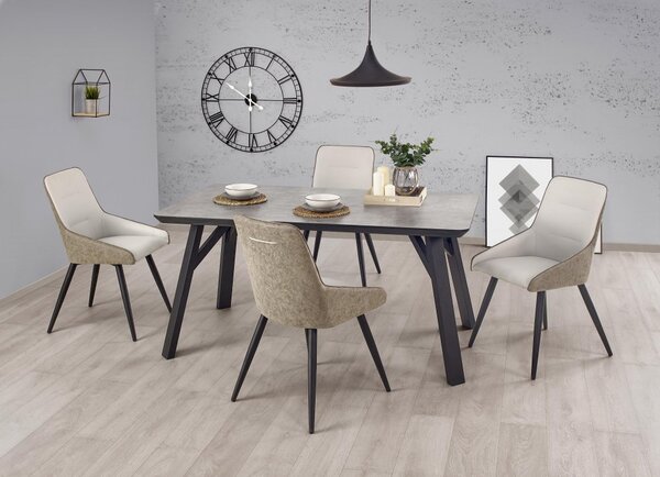 Halmar Jídelní stůl HALIFAX 160X90 světlý beton