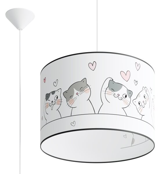 Sollux SL.1419 - Dětský lustr na lanku CAT 1xE27/15W/230V pr. 40 cm