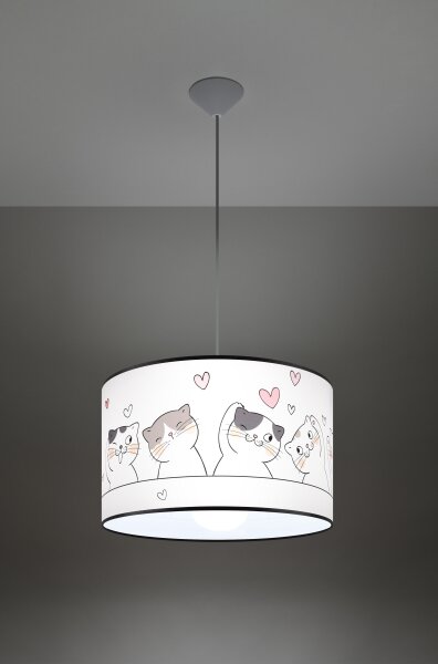 Sollux SL.1419 - Dětský lustr na lanku CAT 1xE27/15W/230V pr. 40 cm