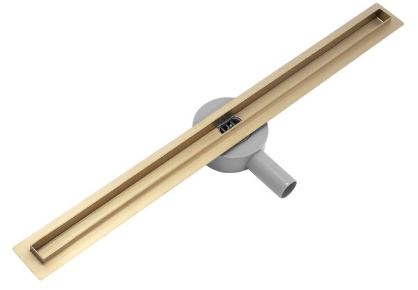 Odtokový žlab Rea Neo Slim Mirror Pro 50 - zlatý