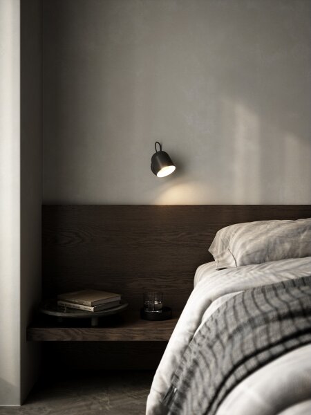 DFTP by Nordlux - Nástěnné bodové svítidlo ANGLE 1xGU10/25W/230V černá