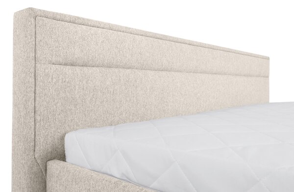 ČALOUNĚNÁ POSTEL, 160/200 cm, přírodní barvy MID.YOU - Postele s úložným prostorem, Online Only