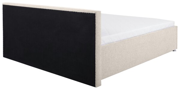ČALOUNĚNÁ POSTEL, 160/200 cm, přírodní barvy MID.YOU - Postele s úložným prostorem, Online Only