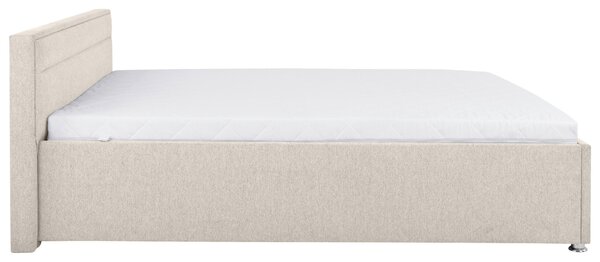 ČALOUNĚNÁ POSTEL, 160/200 cm, přírodní barvy MID.YOU - Postele s úložným prostorem, Online Only