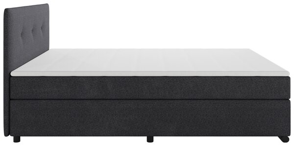 POSTEL BOXSPRING, 120/200 cm, antracitová MID.YOU - Jednolůžkové postele, Online Only
