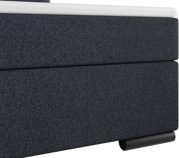 POSTEL BOXSPRING, 240/200 cm, antracitová P & B - Manželské postele, Online Only