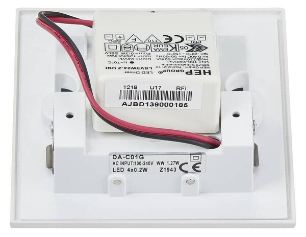 LA 1002982 MOBALA Indoor, nástěnné vestavné LED svítidlo, 3000K, bílé - BIG WHITE (SLV)