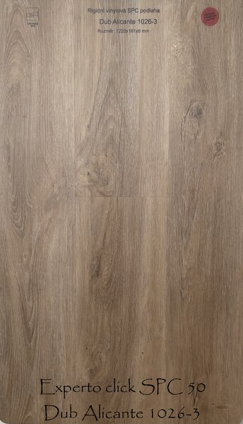 V-podlahy Experto Click 50 SPC Dub Alicante 1026-3 2,2082 m2