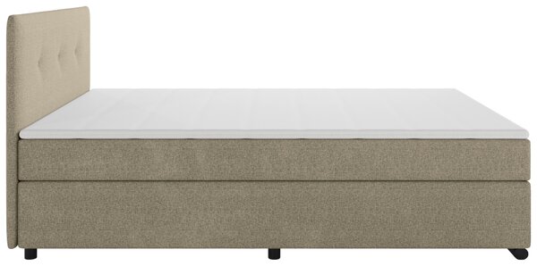 POSTEL BOXSPRING, 120/200 cm, béžová MID.YOU - Jednolůžkové postele, Online Only