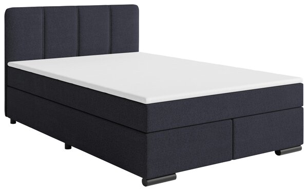 POSTEL BOXSPRING, 120/200 cm, antracitová MID.YOU - Jednolůžkové postele, Online Only