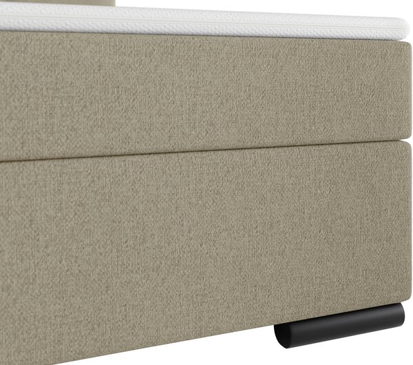 POSTEL BOXSPRING, 120/200 cm, béžová P & B - Jednolůžkové postele, Online Only